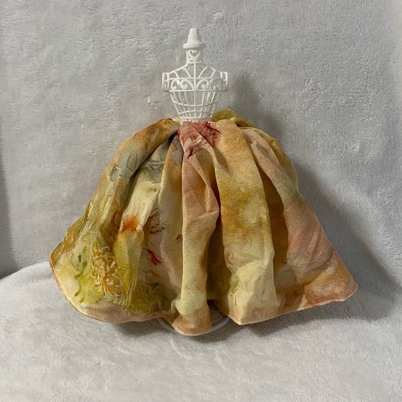 Add in bundle for total $15！Handmade Unique Hair Scrunchie Floral Pattern XL - Picture 5 of 7